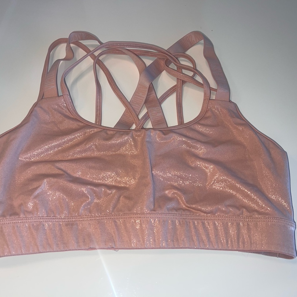 Victoria's Secret Shimmering Pink Tank Top